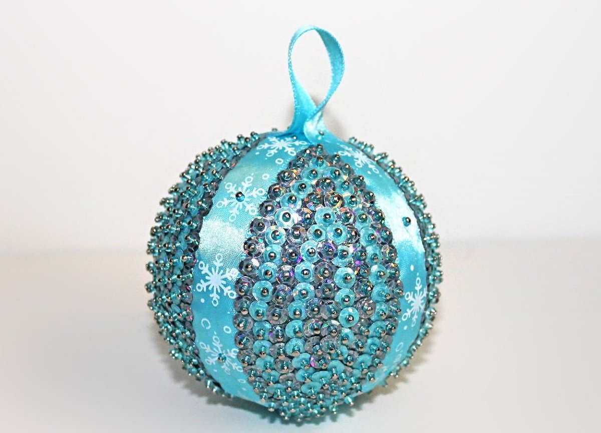 Елочная игрушка своими руками