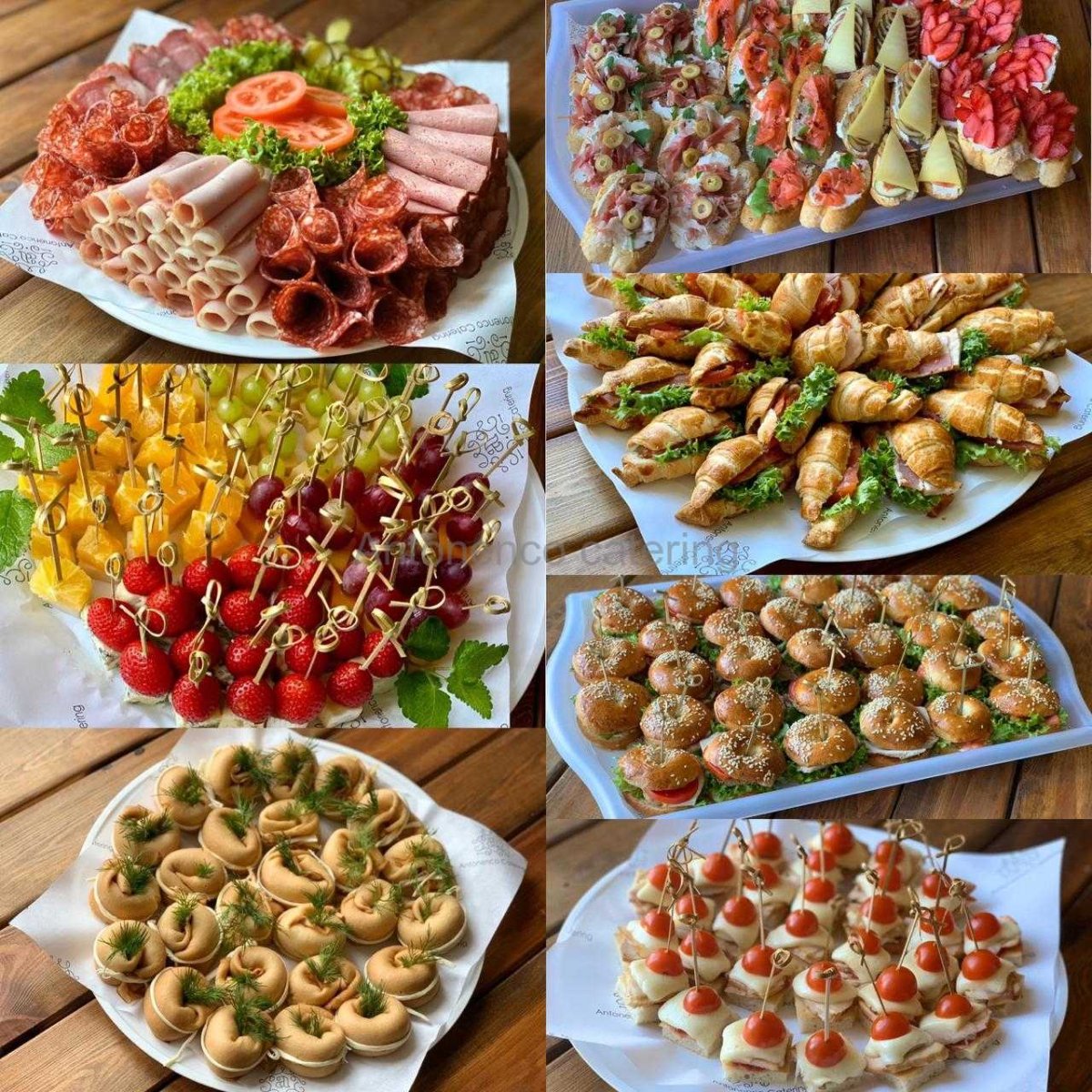 Закуски на фуршетный стол