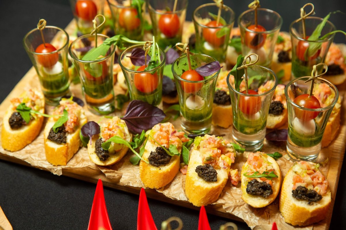 Канапе для фуршета