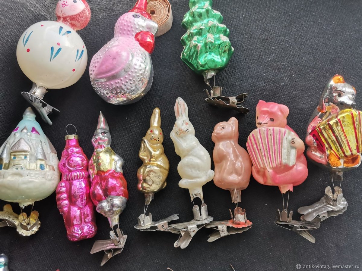 Елочные игрушки 90х