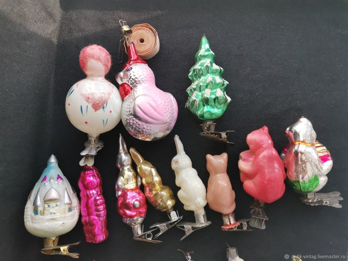 Грушки новогодние советские