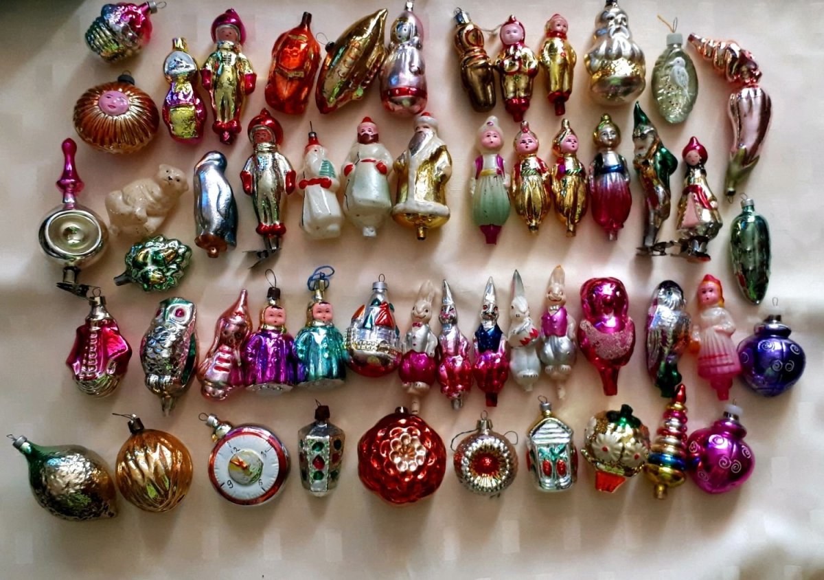 Старинные елочные игрушки