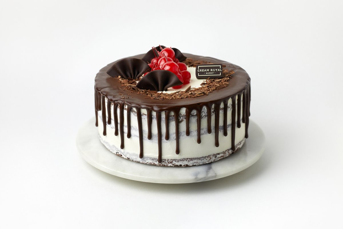 Торт "шоколадный с вишней"