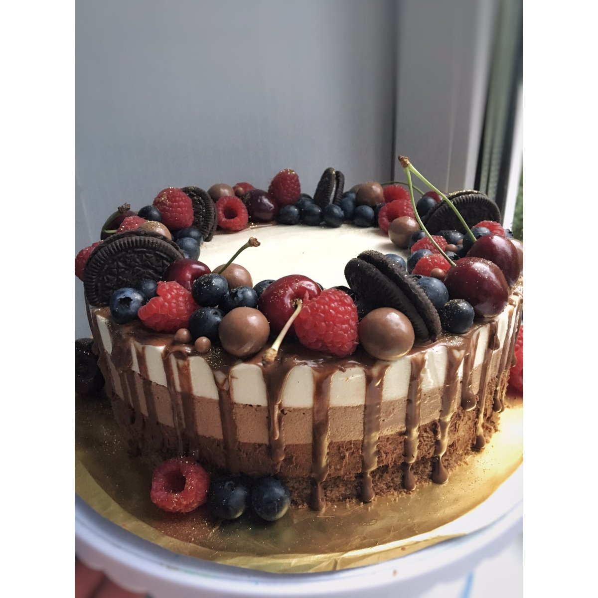 Красивые торты с печеньем