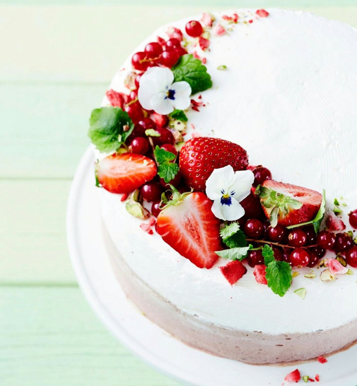 Торт с голубикой