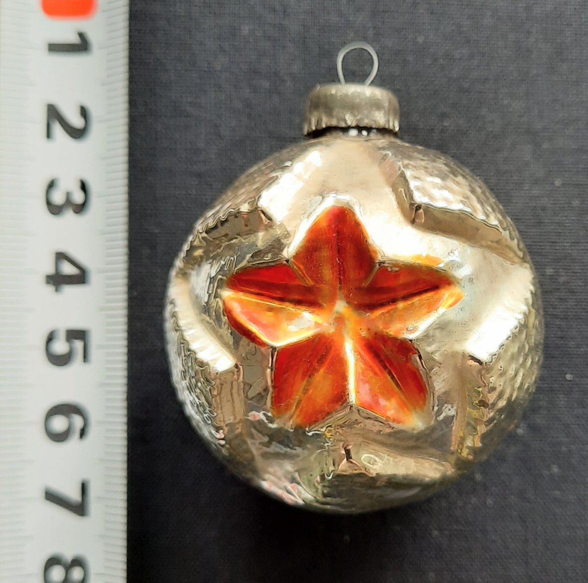 Шар рыба елочная игрушка СССР