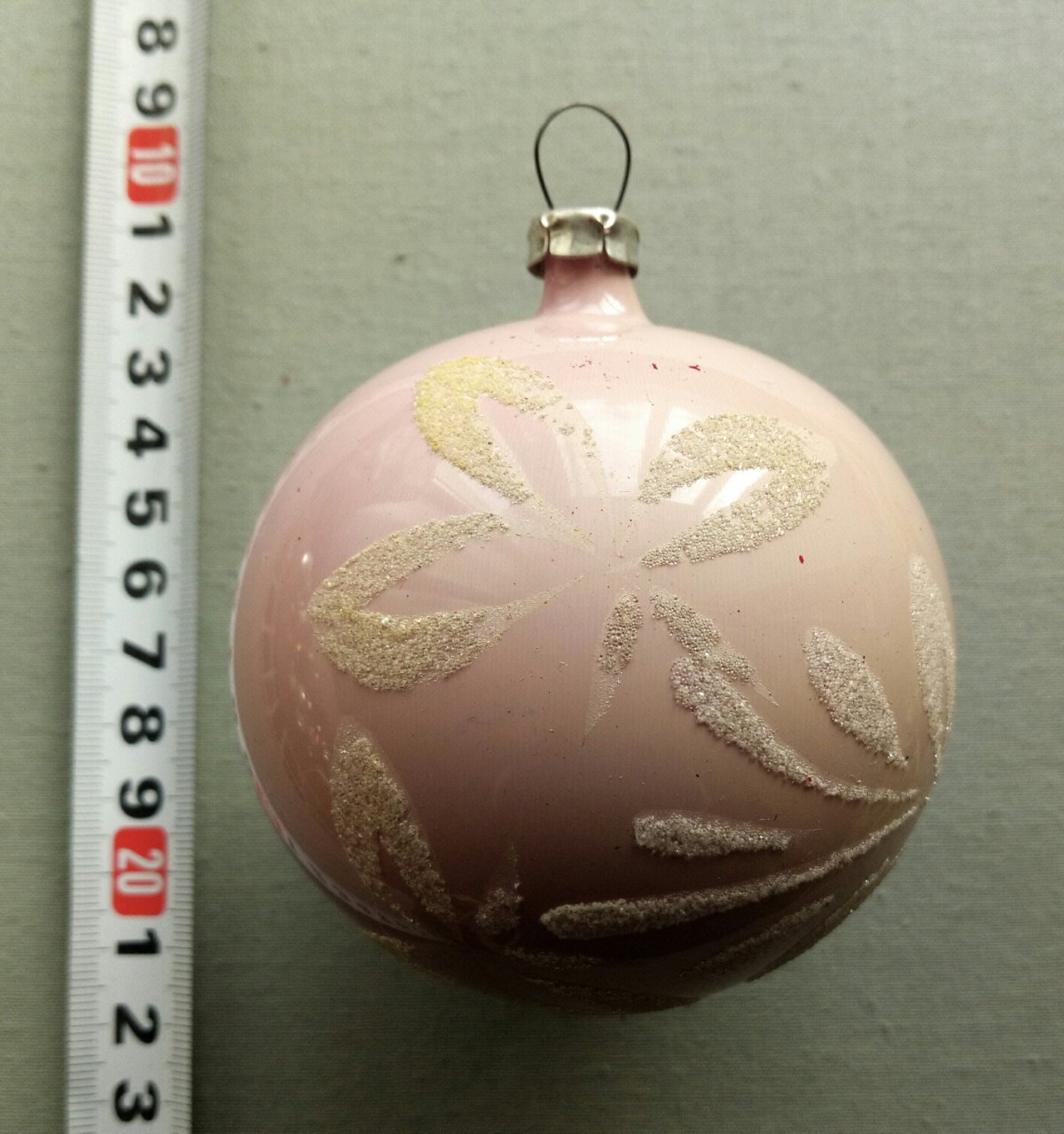 Советские расписные игрушки шары