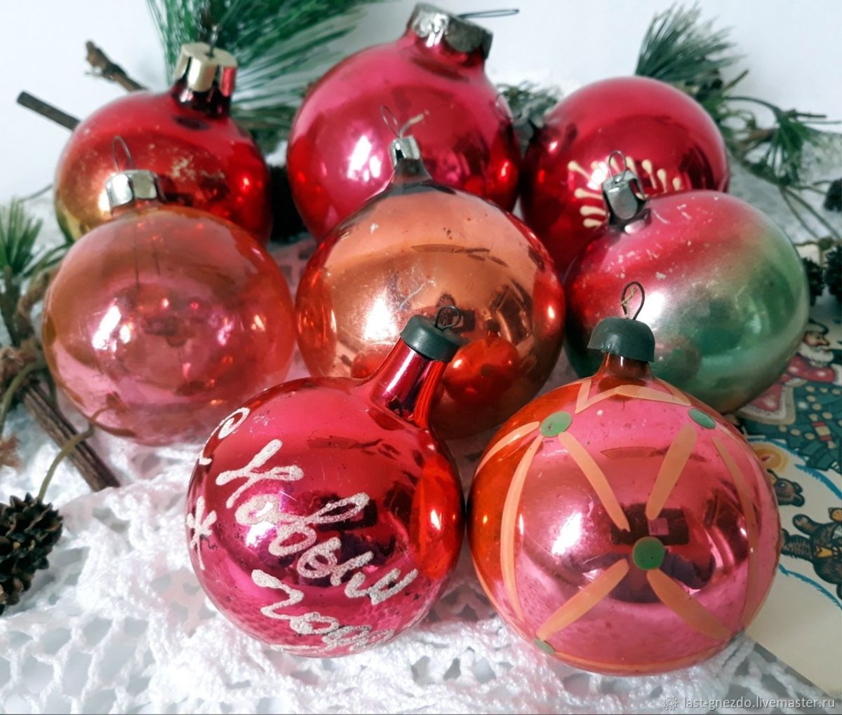 Шар рыба елочная игрушка СССР