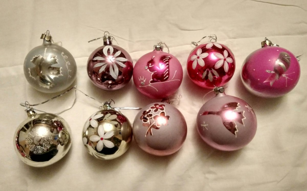 Елочная игрушка СССР шар со звездой