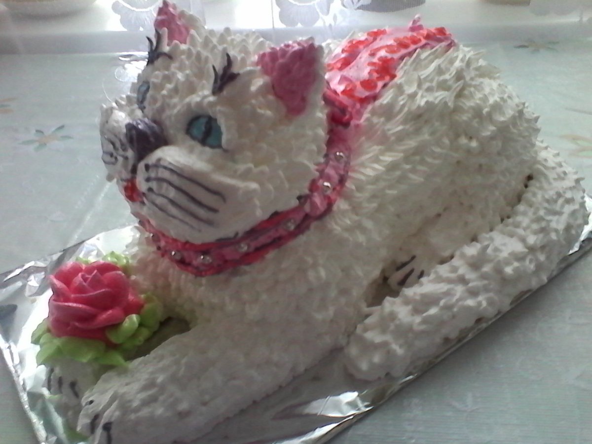 Торт с котом