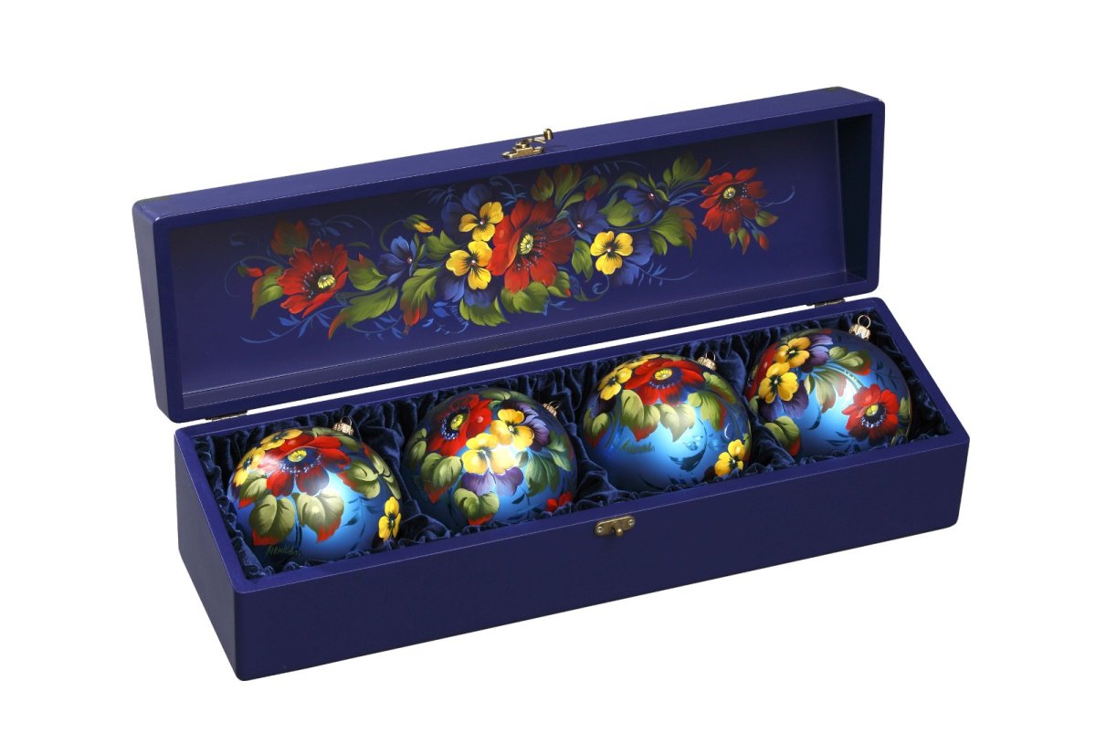 Елочный шар Жостово