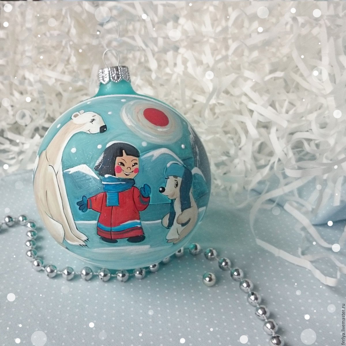 Елочные шары роспись