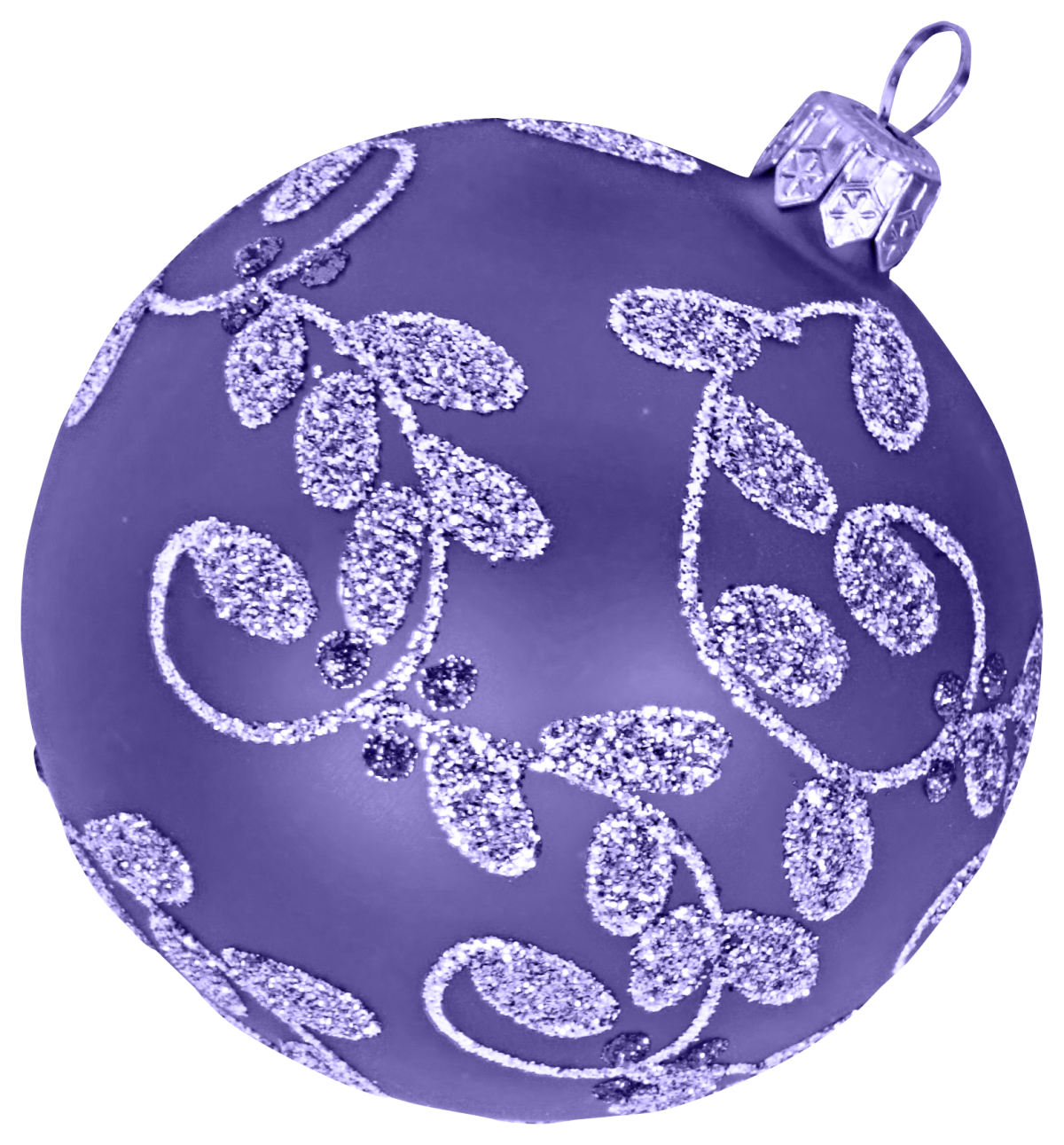 Новогодние шарики на белом фоне