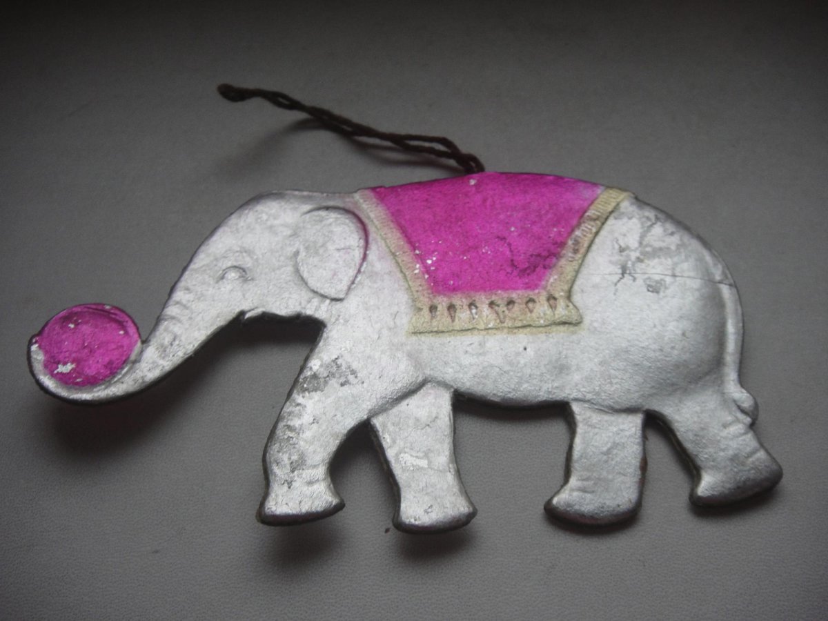 Елочная игрушка слон СССР