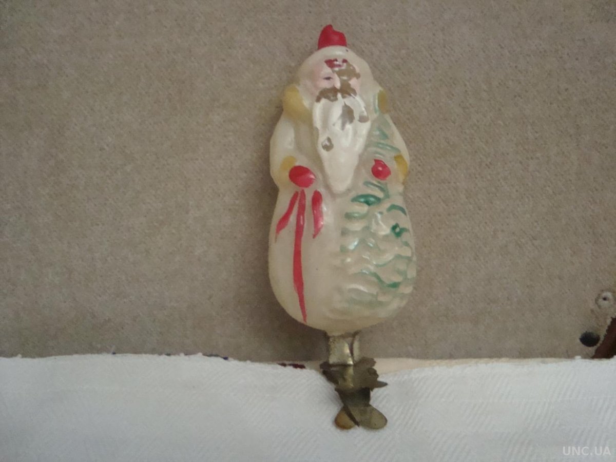 Елочная игрушка дед Мороз СССР