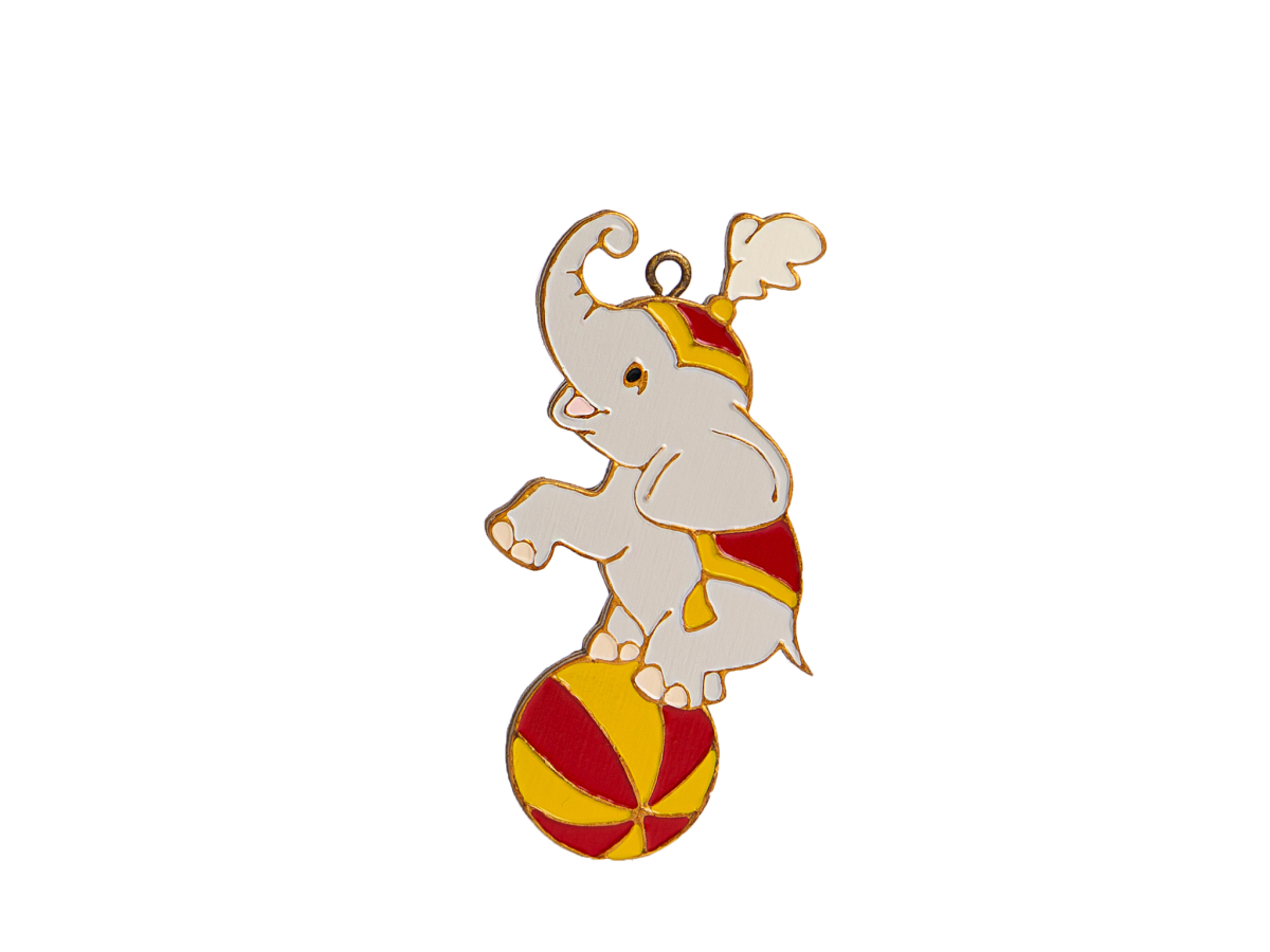 Елочная игрушка "цирк"