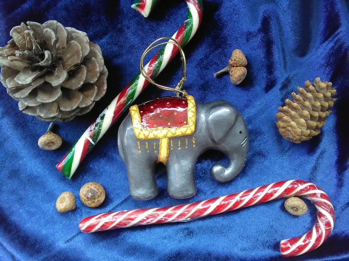 Елочные игрушки папье маше