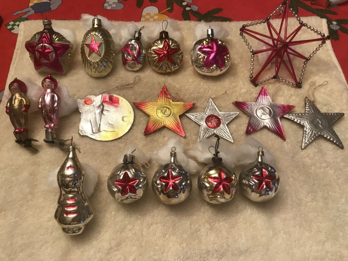 Ёлочные игрушки СССР