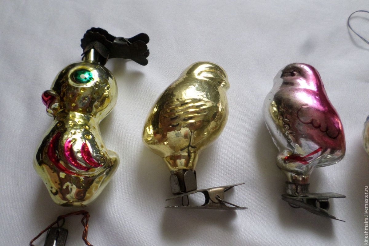 Советские новогодние игрушки