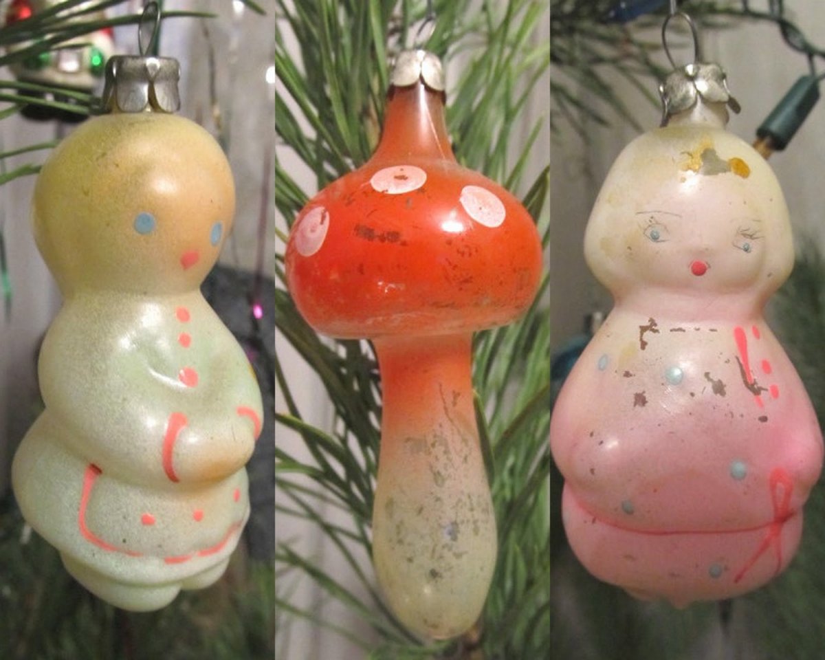 Новогодние елочные игрушки СССР