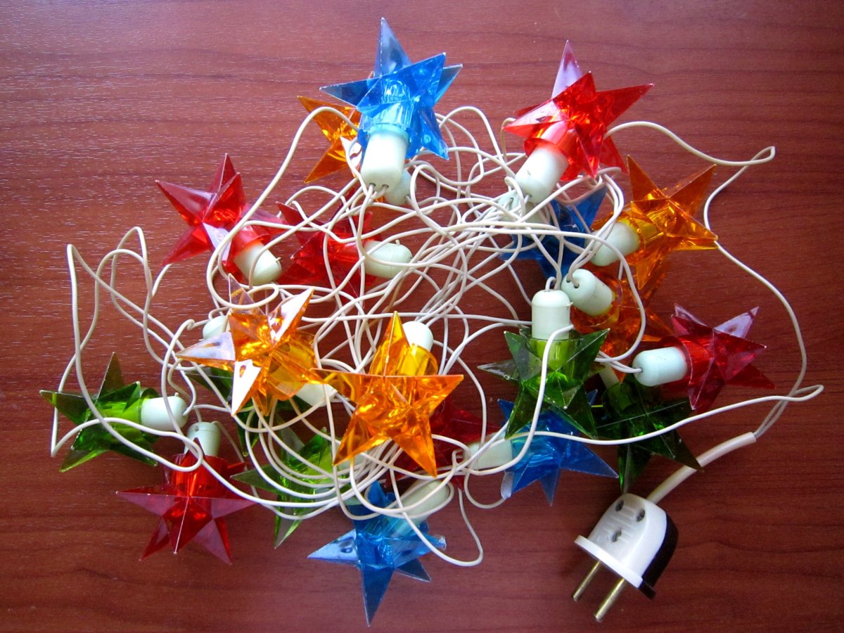 Гирлянды. СССР. Посылка. Виктора