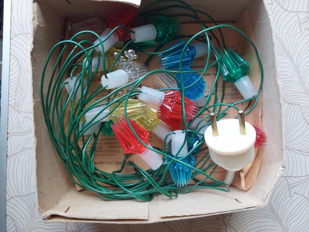 Елочная гирлянда фонарики