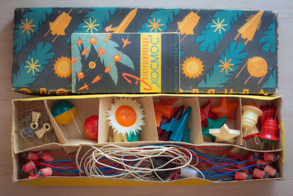 Бумажная гирлянда СССР