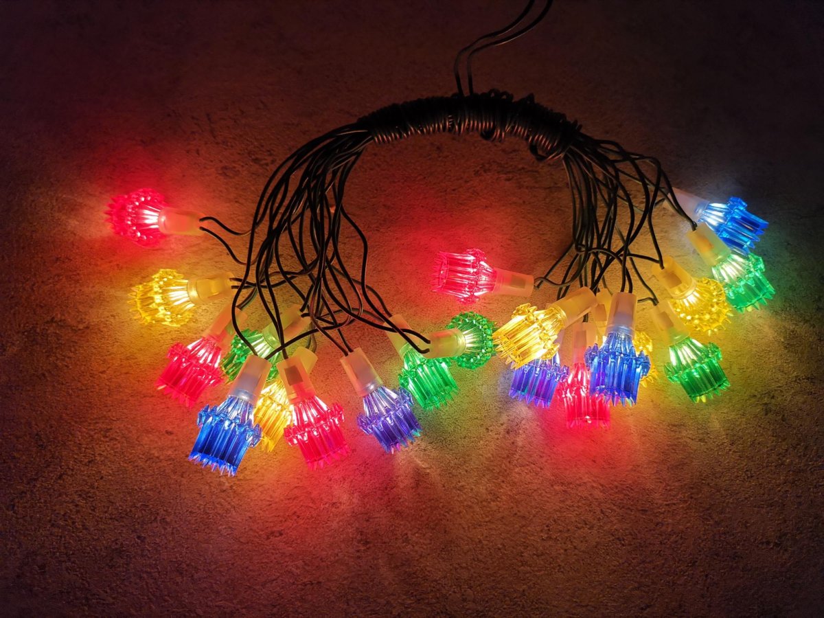 Елочные гирлянды 90-х годов