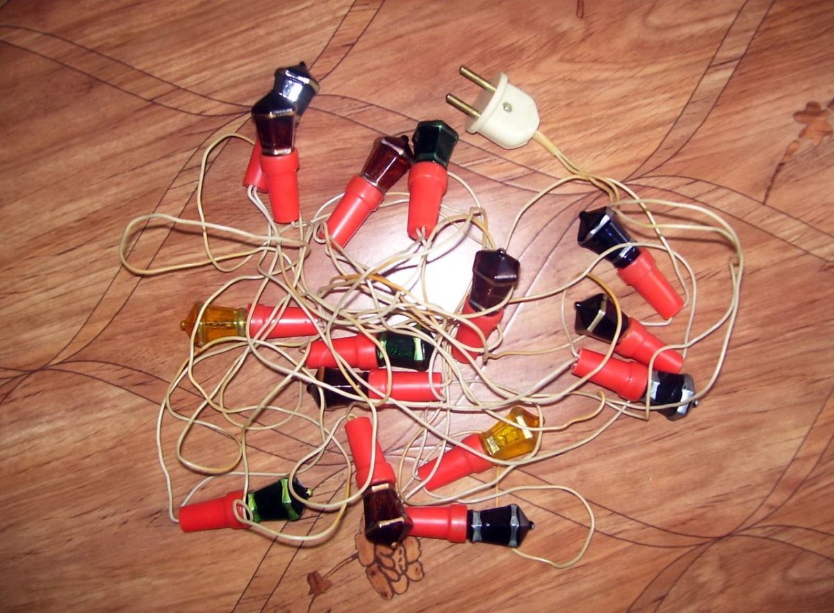 Советская гирлянда плафоны