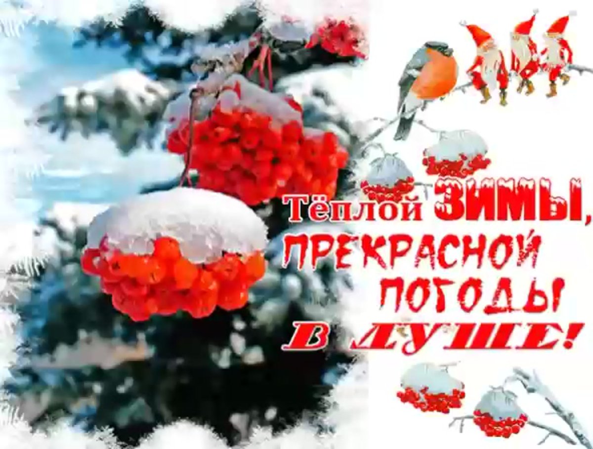 Зимние поздравления с добрым утром