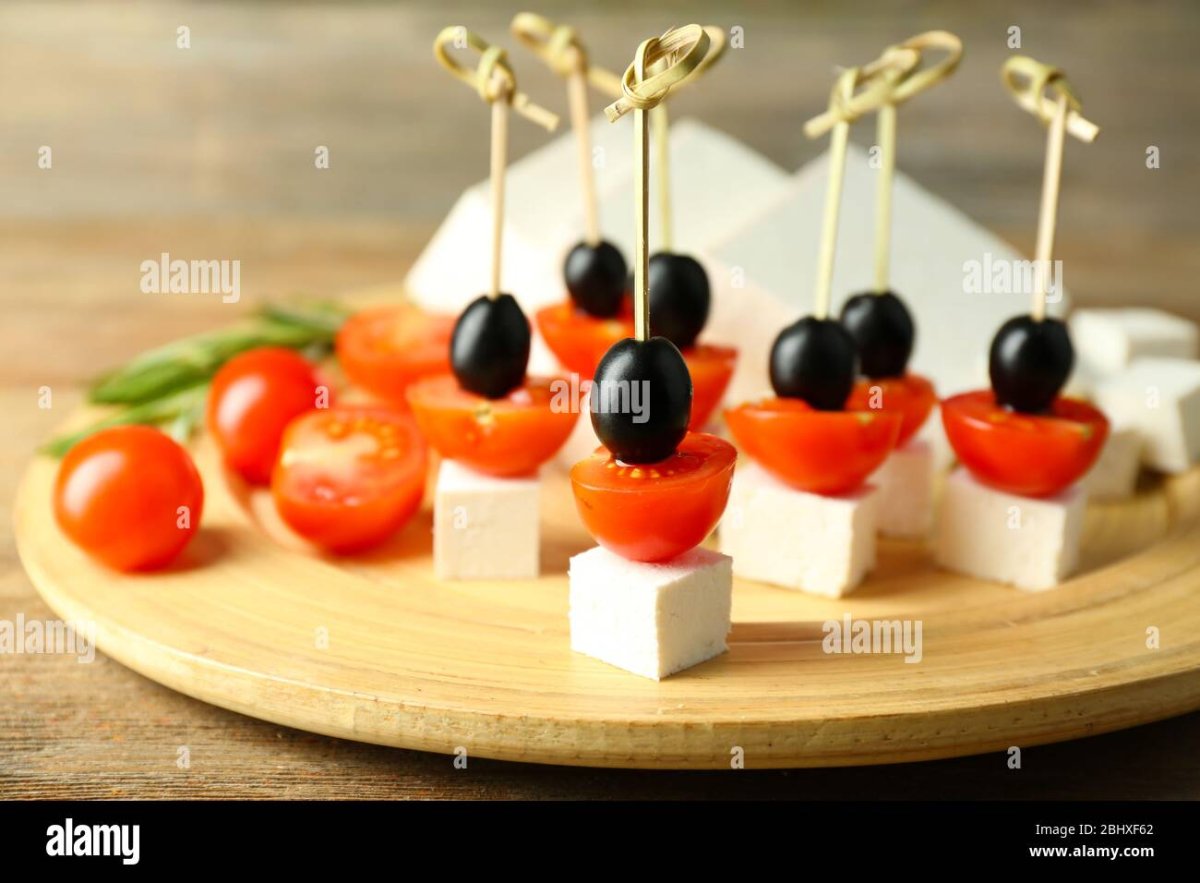 Закуски канапе