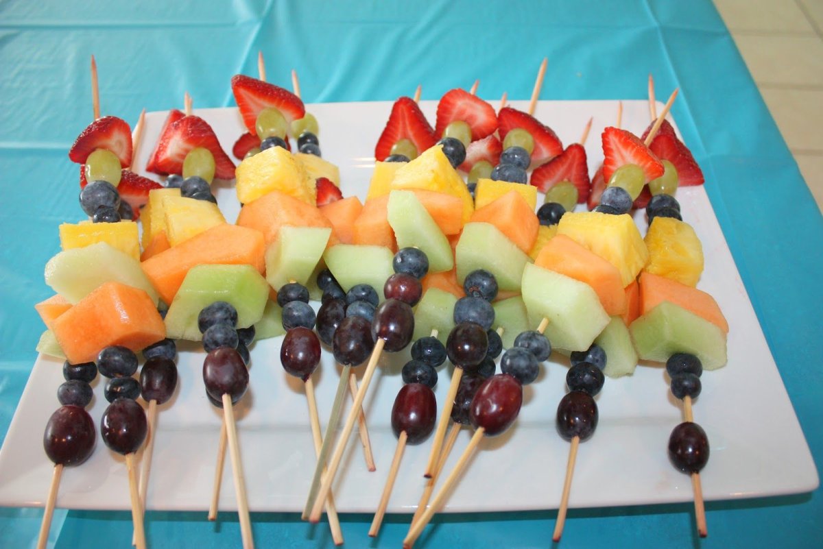 Канапе на детский день рождения