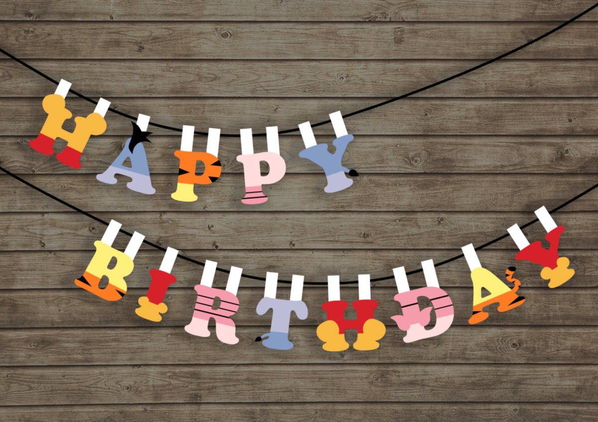 Флажки гирлянда новый год