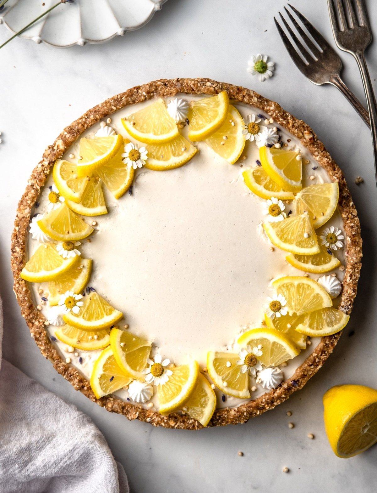 Дизайн лимонного торта