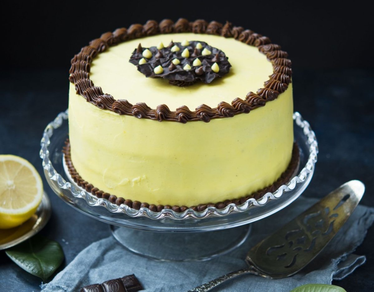 Украсить лимонный чизкейк