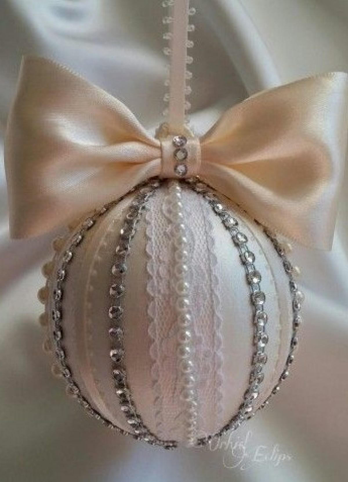 Декорируем елочные шары