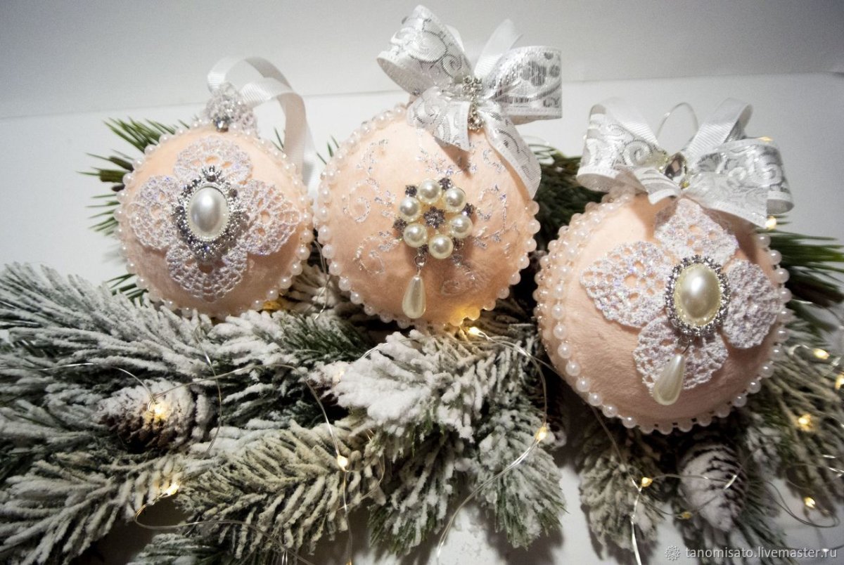 Красивые елочные игрушки