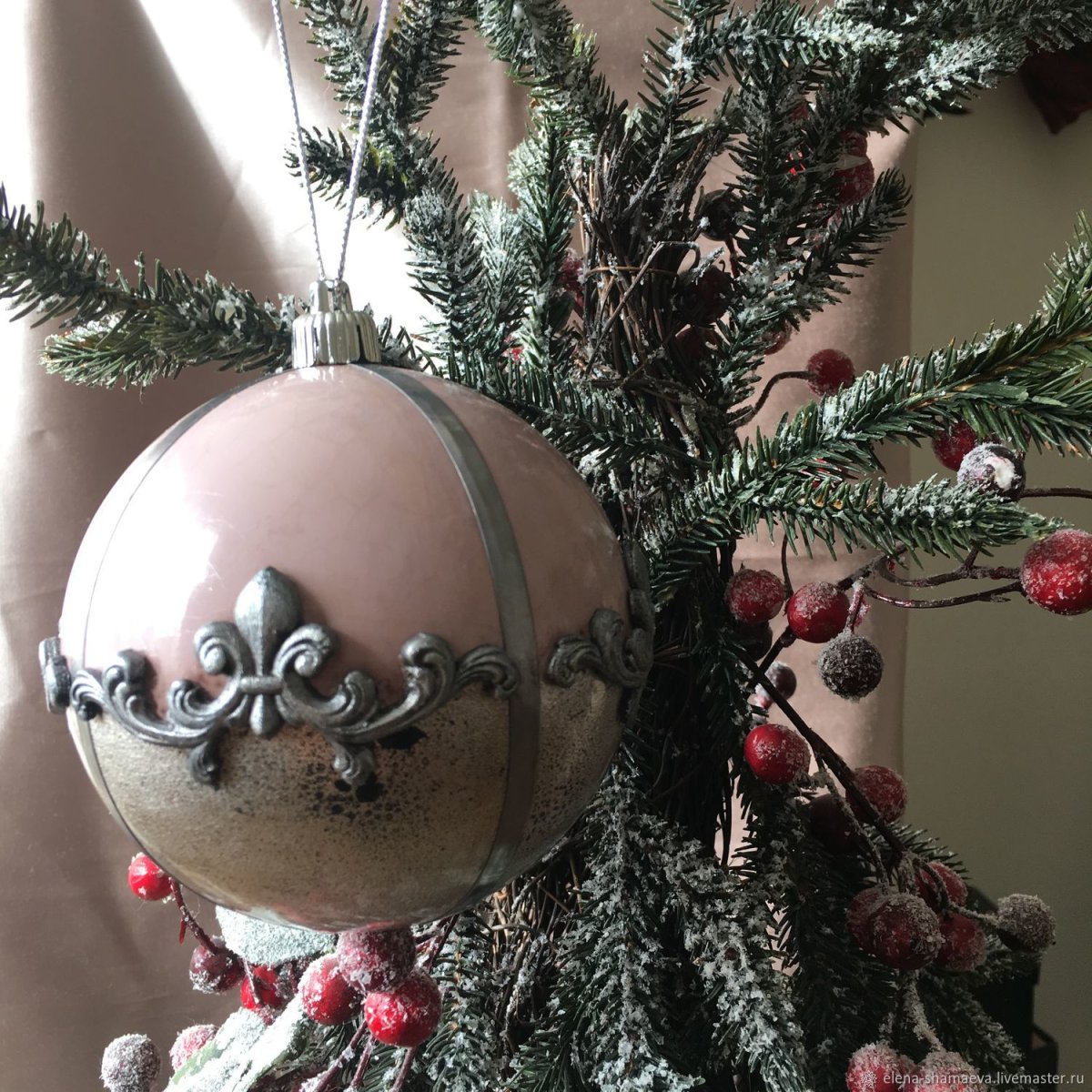 Новогодние шары ручной работы