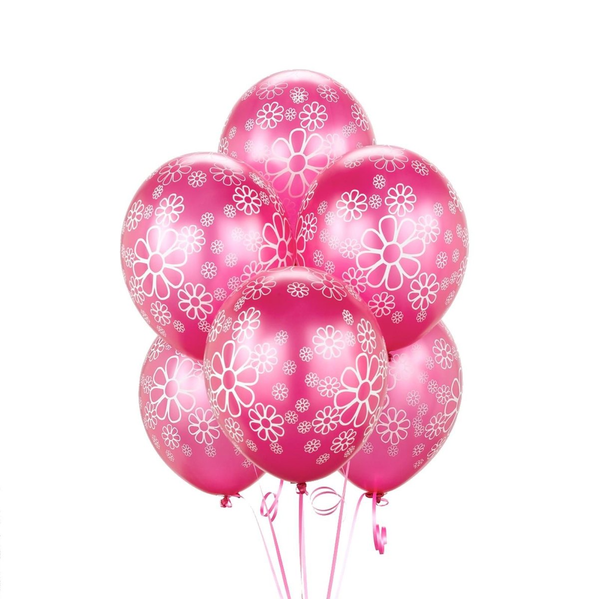 Розовые шарики воздушные