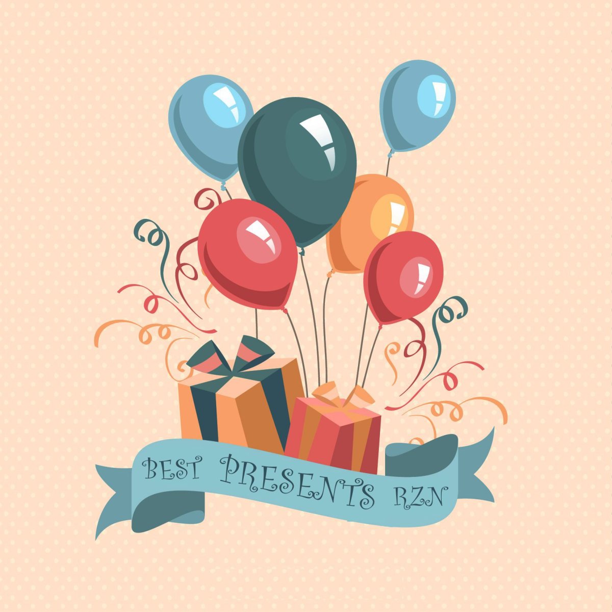 Открытка с днем рождения вектор