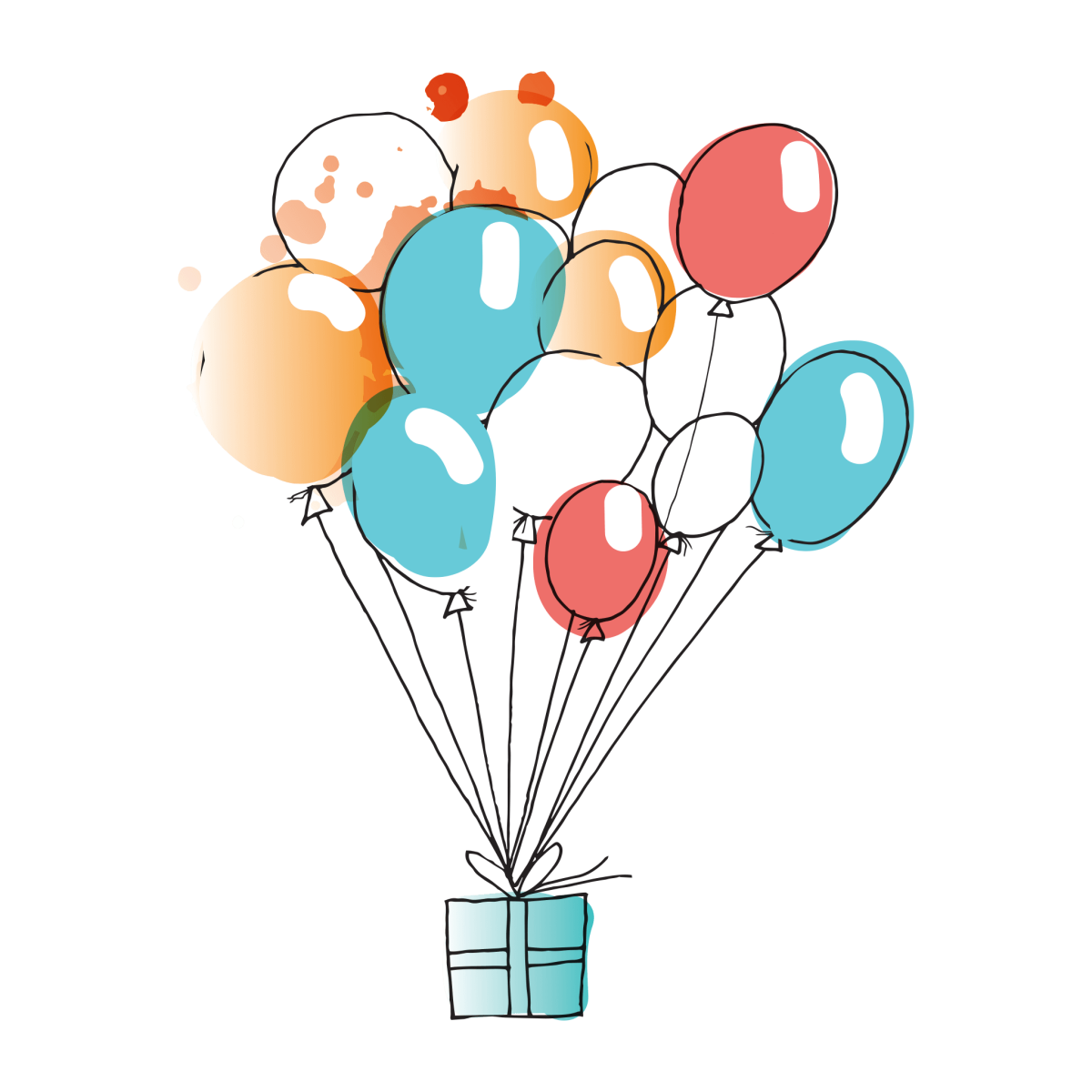 Шары мультяшные