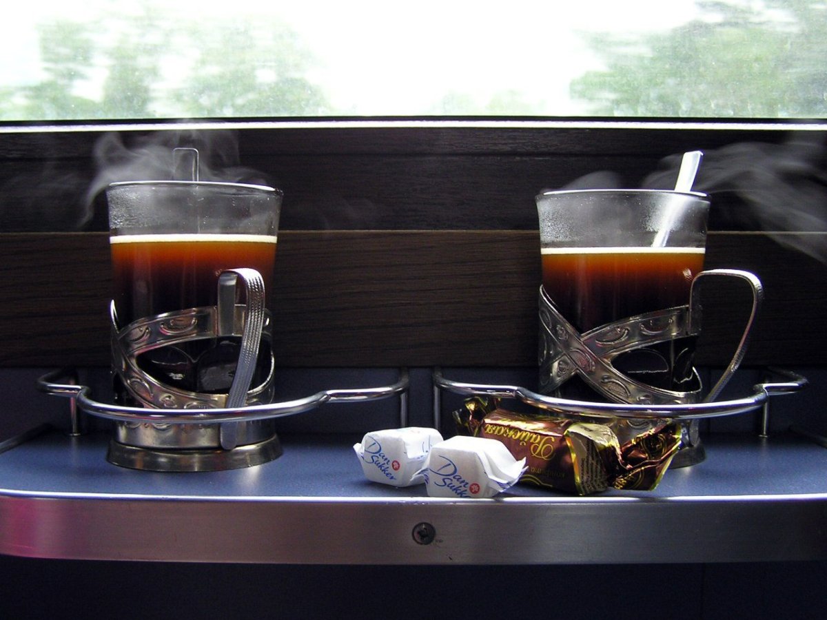 Чай в поезде