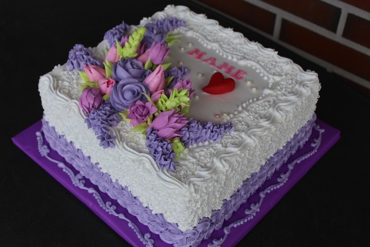 Торт кремовый