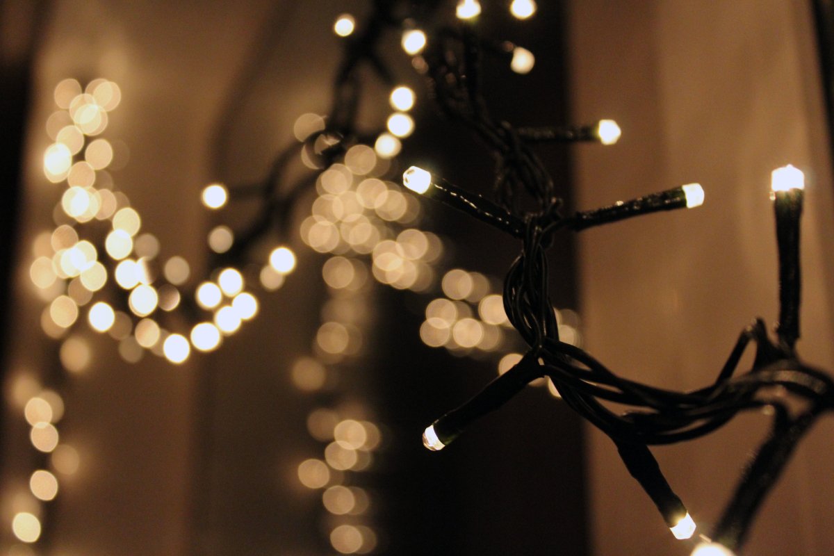 Новый год гирлянда