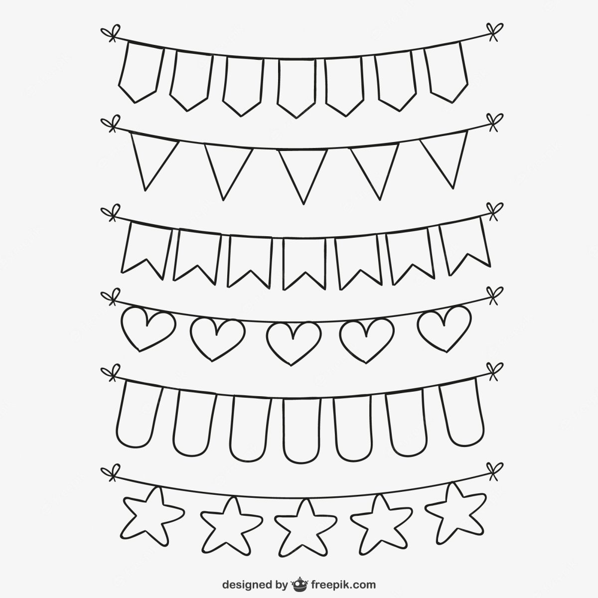 Гирландараскраска для детей