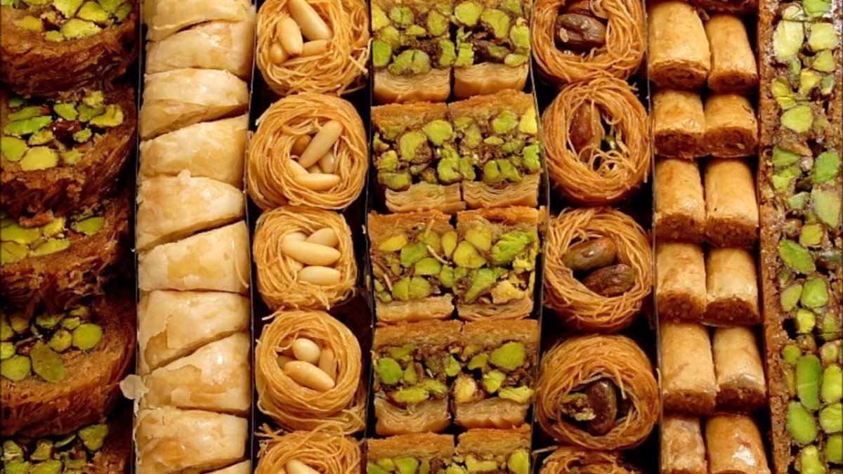 Халва + пахлава + Рахат лукум