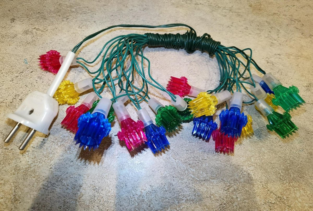 Советские новогодние гирлянды