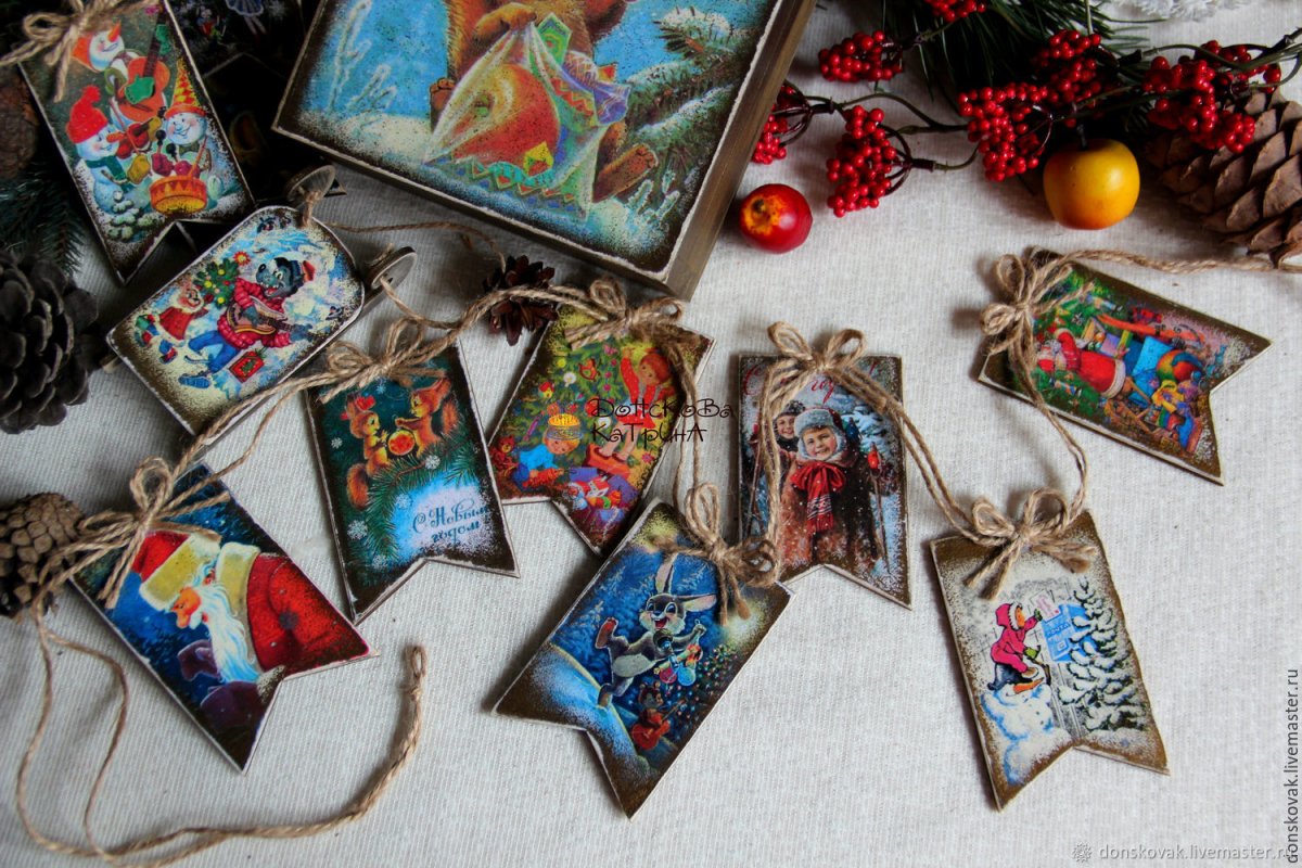 Советские гирлянды на елку