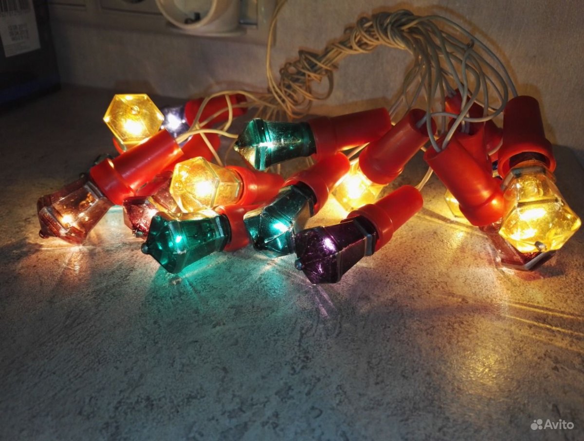 Елочные гирлянды СССР