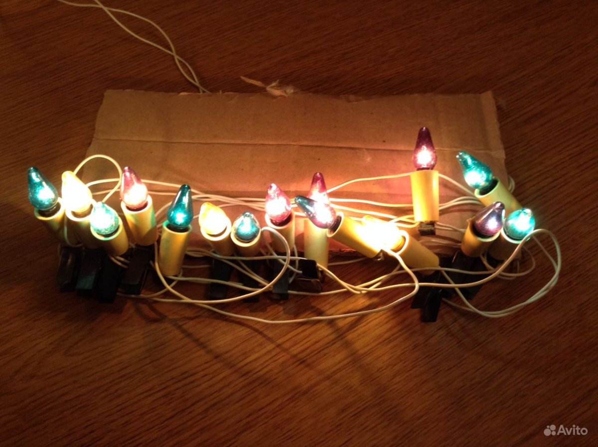 Елочная гирлянда фонарики